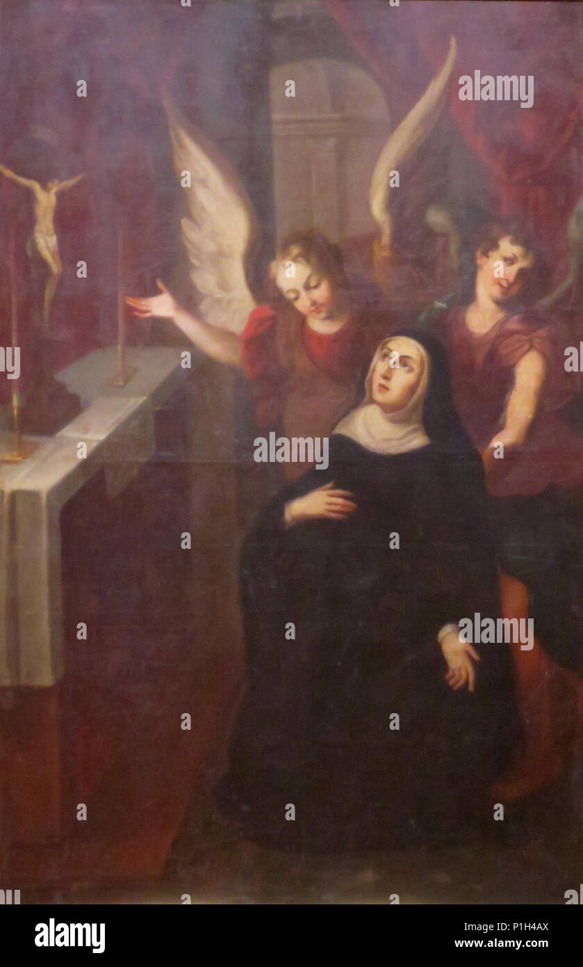 'Saint Rita da Cascia' di Antonio de Torres, c. 1720. Foto Stock