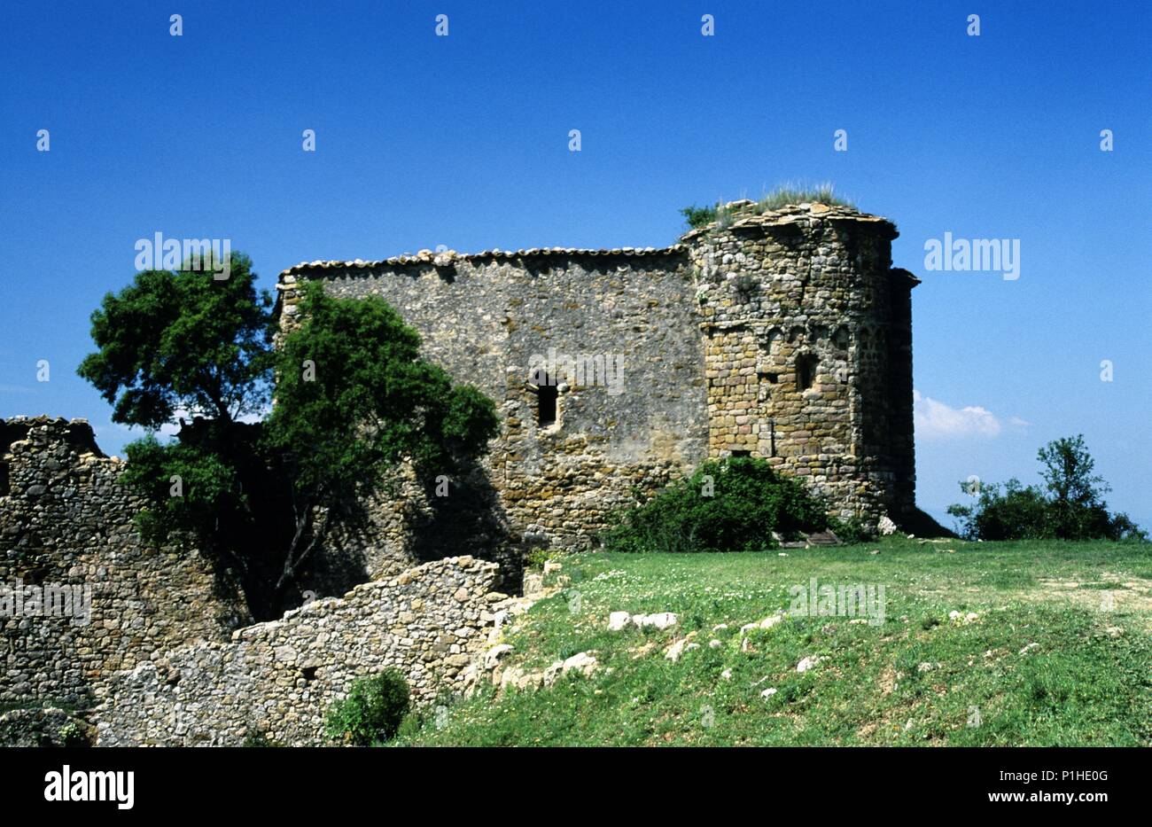 Spagna - Catalogna - Noguera (distretto) - Lerida. Montsec de Rubini, Ermita de Santa María (Noguera). Foto Stock