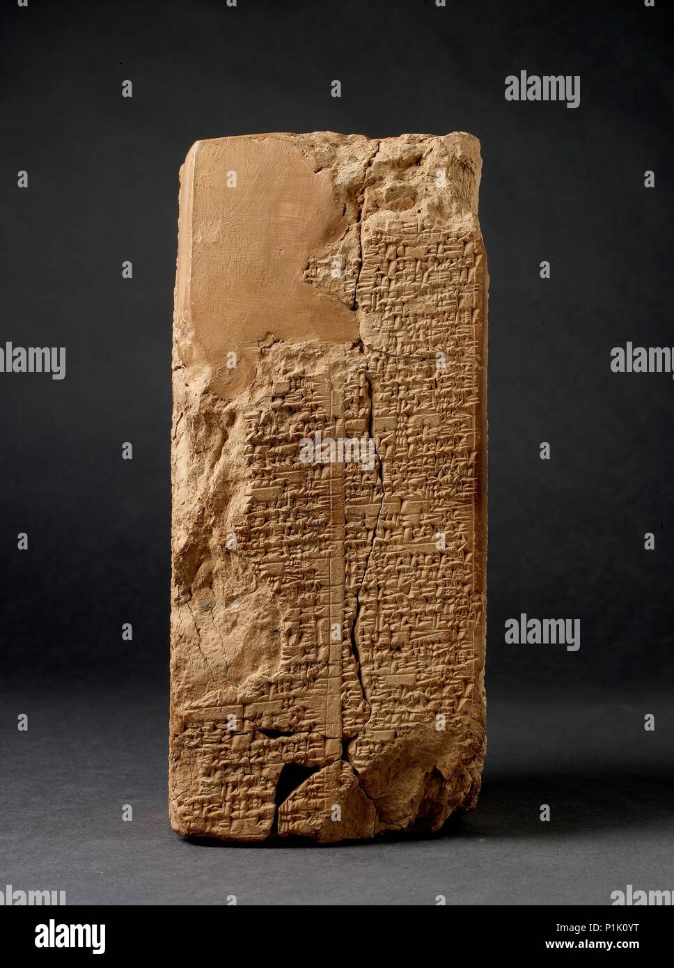 Re sumerico elenco prisma, Isin-Larsa periodo, c2004BC-c1595 BC. Artista: sconosciuto. Foto Stock