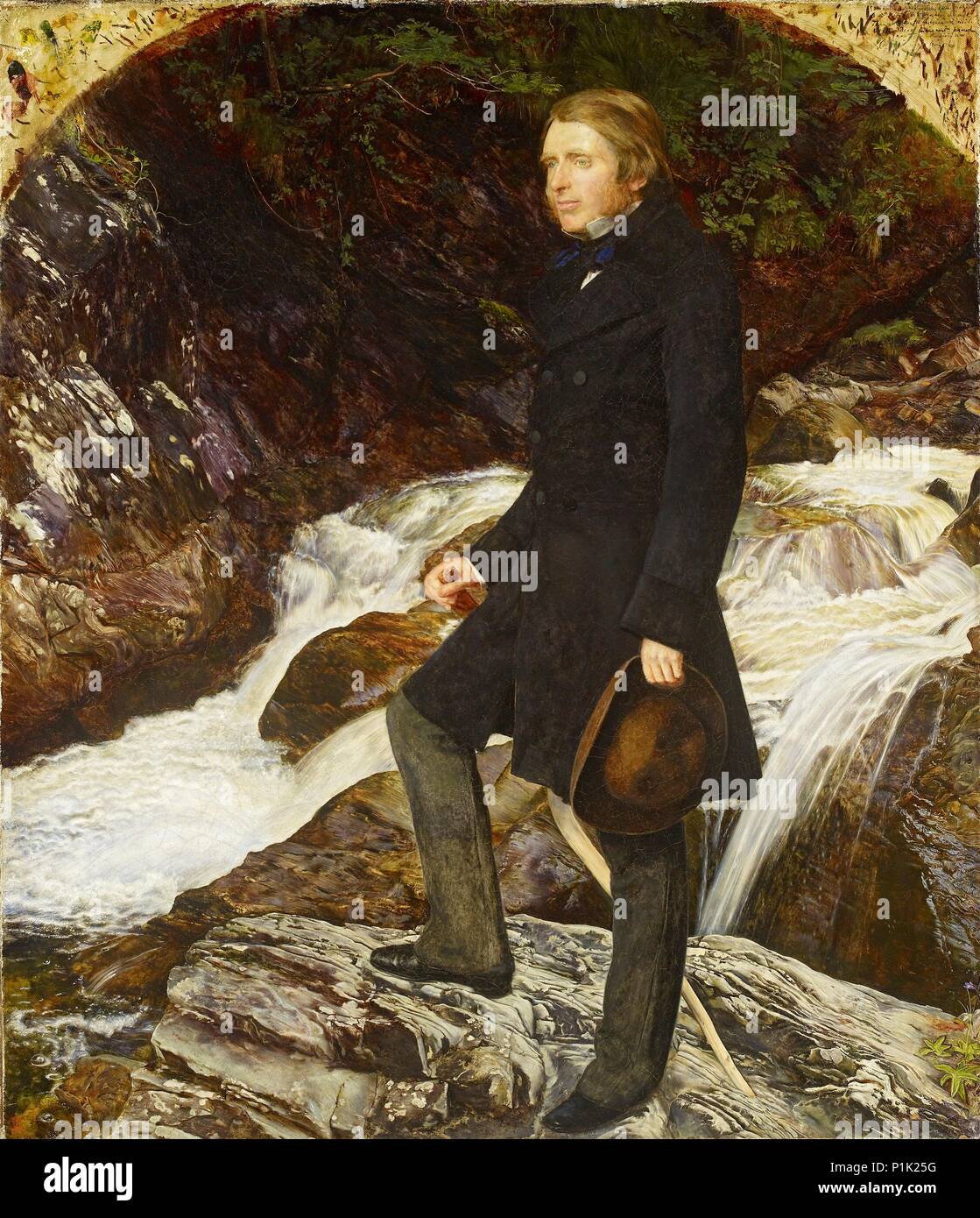 John Ruskin, 1854. Artista: John Everett Millais. Foto Stock