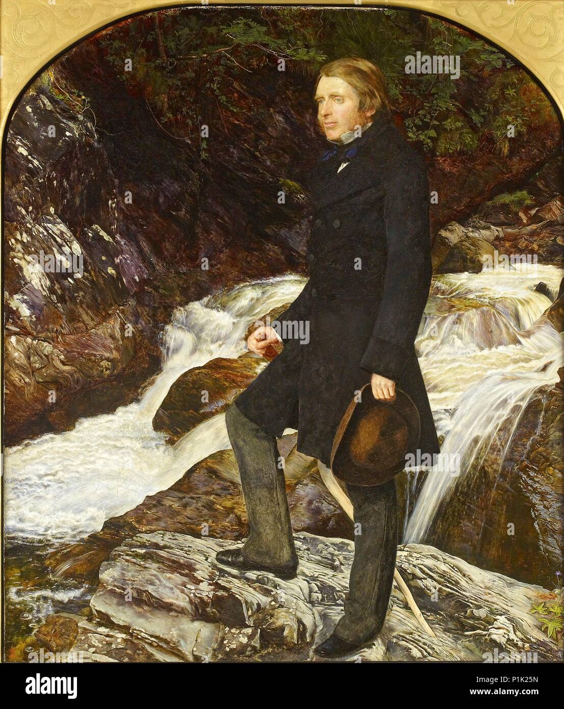 John Ruskin, 1854. Artista: John Everett Millais. Foto Stock