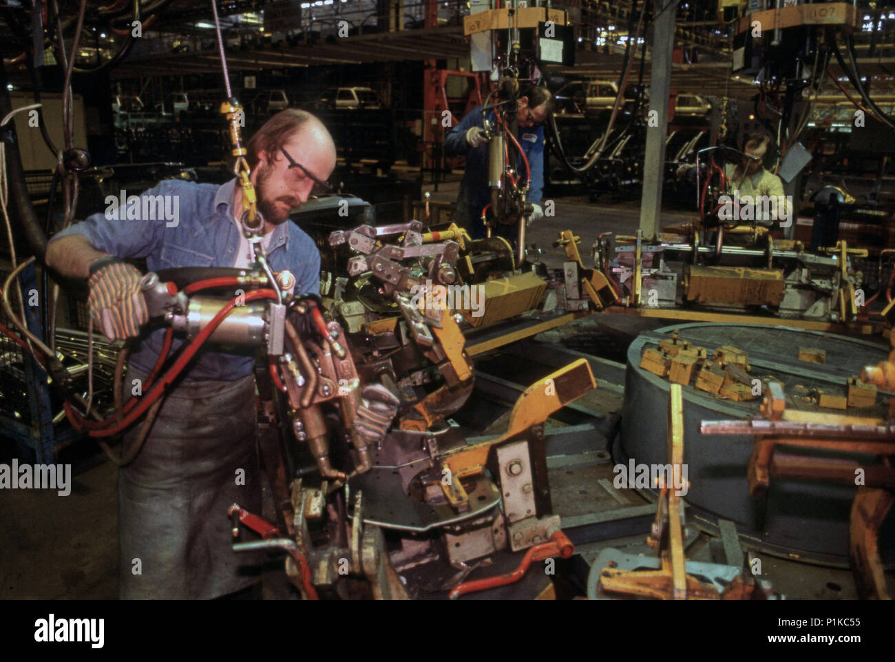 Austin Rover UK fabbrica di automobili Foto Stock