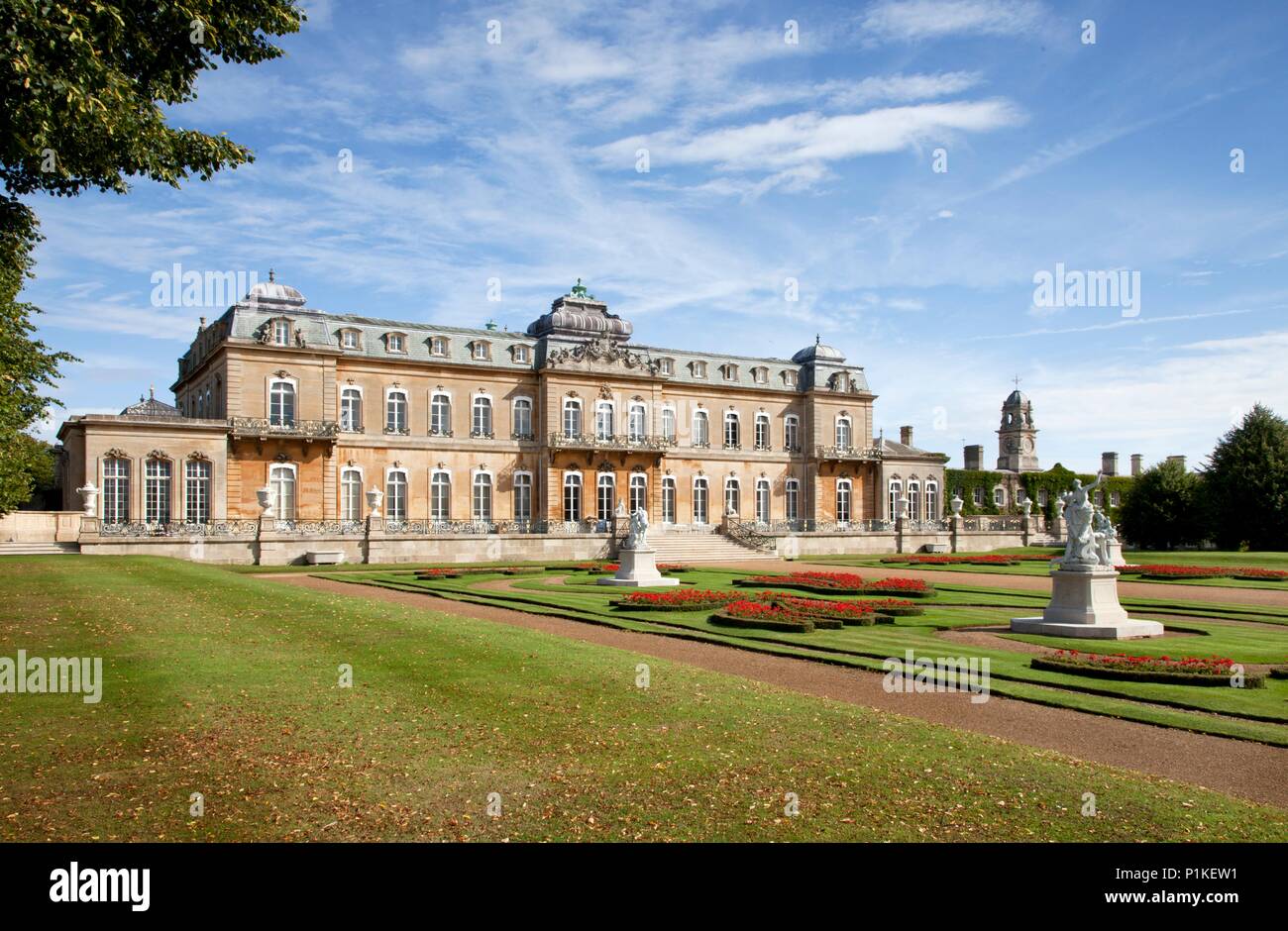 Wrest Park House e giardini, Silsoe, Bedfordshire, C1980-c2017. Artista: Storico Inghilterra fotografo personale. Foto Stock