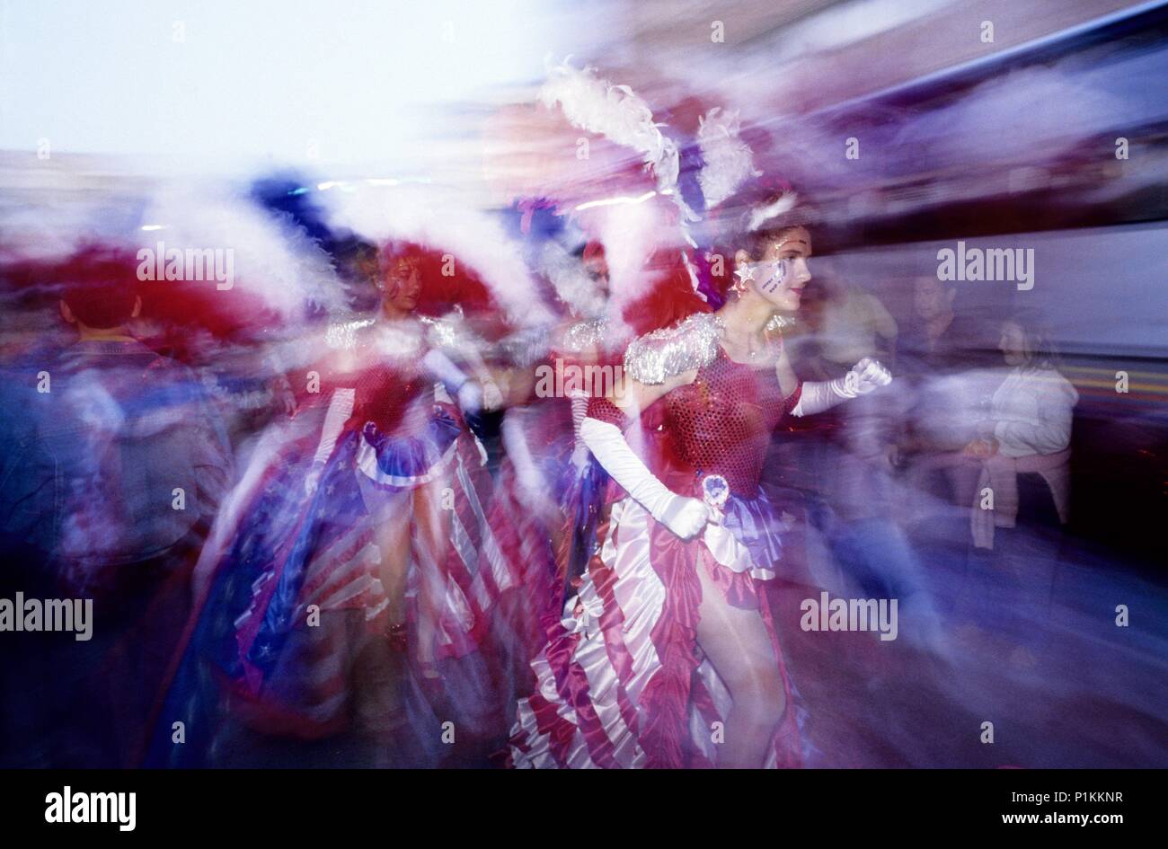 Fine del Carnevale: 'Entierro de la sardina (Sardina i funerali del). Foto Stock