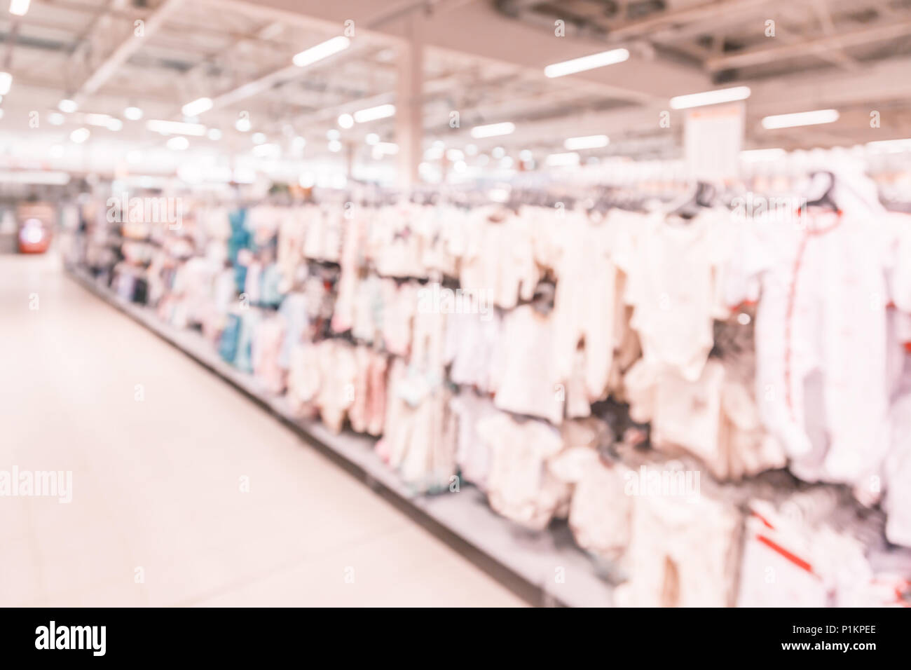 Sfondo sfocato-astratti blur shopping mall store interno. Foto Stock