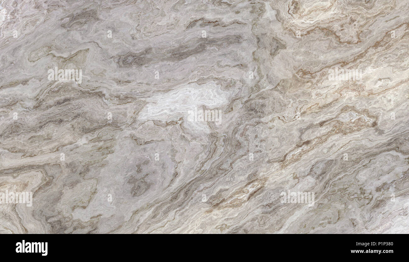 Marmo Beige pattern con parentesi in bianco e arancione vene. Abstract texture e background. Morbido Colorato 2D illustrazione Foto Stock