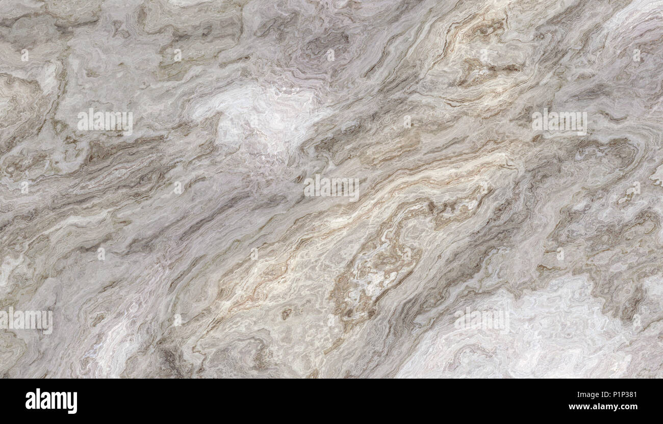 Marmo Beige pattern con parentesi in bianco e arancione vene. Abstract texture e background. Morbido Colorato 2D illustrazione Foto Stock