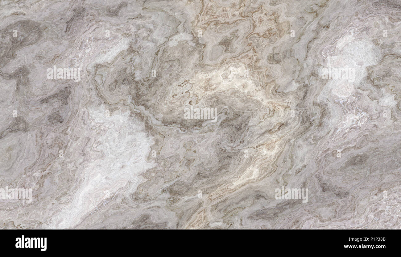 Marmo Beige pattern con parentesi in bianco e arancione vene. Abstract texture e background. Morbido Colorato 2D illustrazione Foto Stock