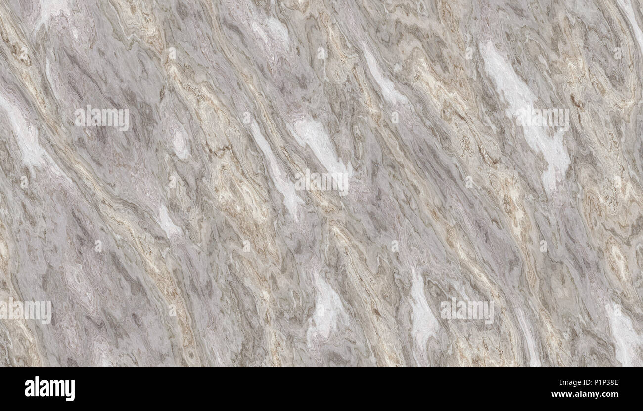 Modello di marmo con parentesi grigio e nero nelle vene. Abstract texture e background. 2D illustrazione Foto Stock