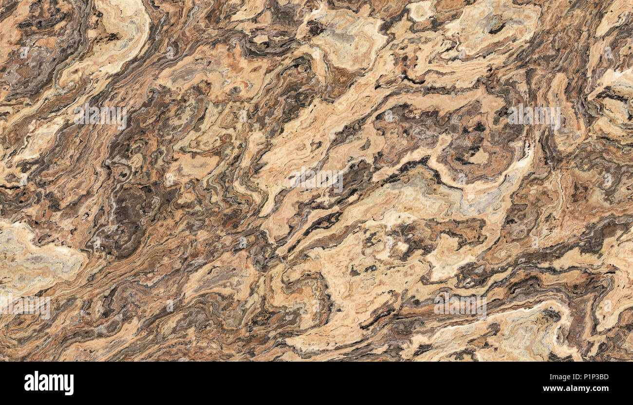 Legno pietrificato pattern. Abstract texture di marmo e lo sfondo. 2d illustrazione Foto Stock