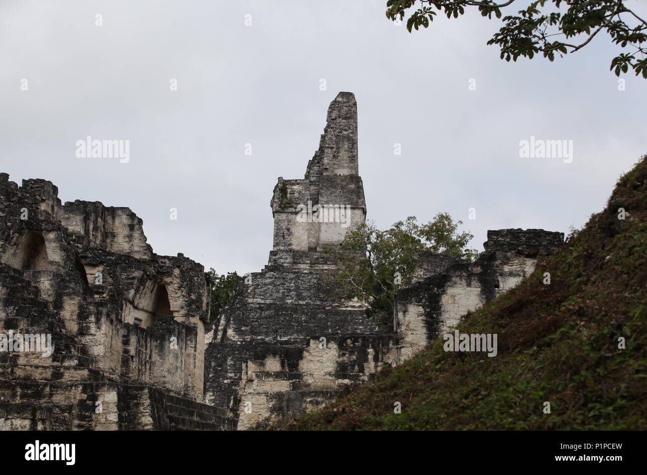 TIKAL/GUATEMALA - 24 gennaio 2018: immagini dalla zona di ​​the Tikal sito archeologico Foto Stock