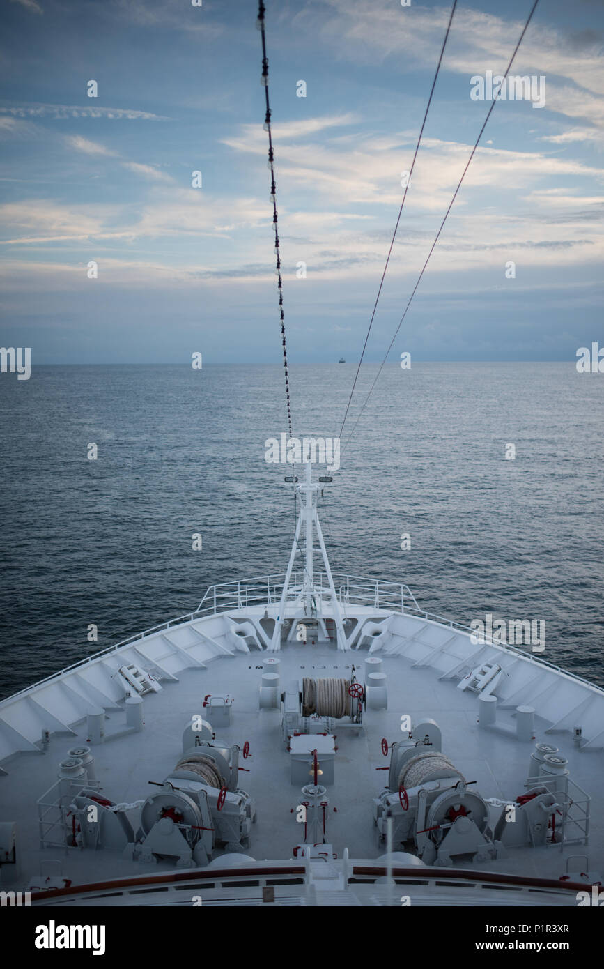 Germania, spedizione sul Mare del Nord Foto Stock