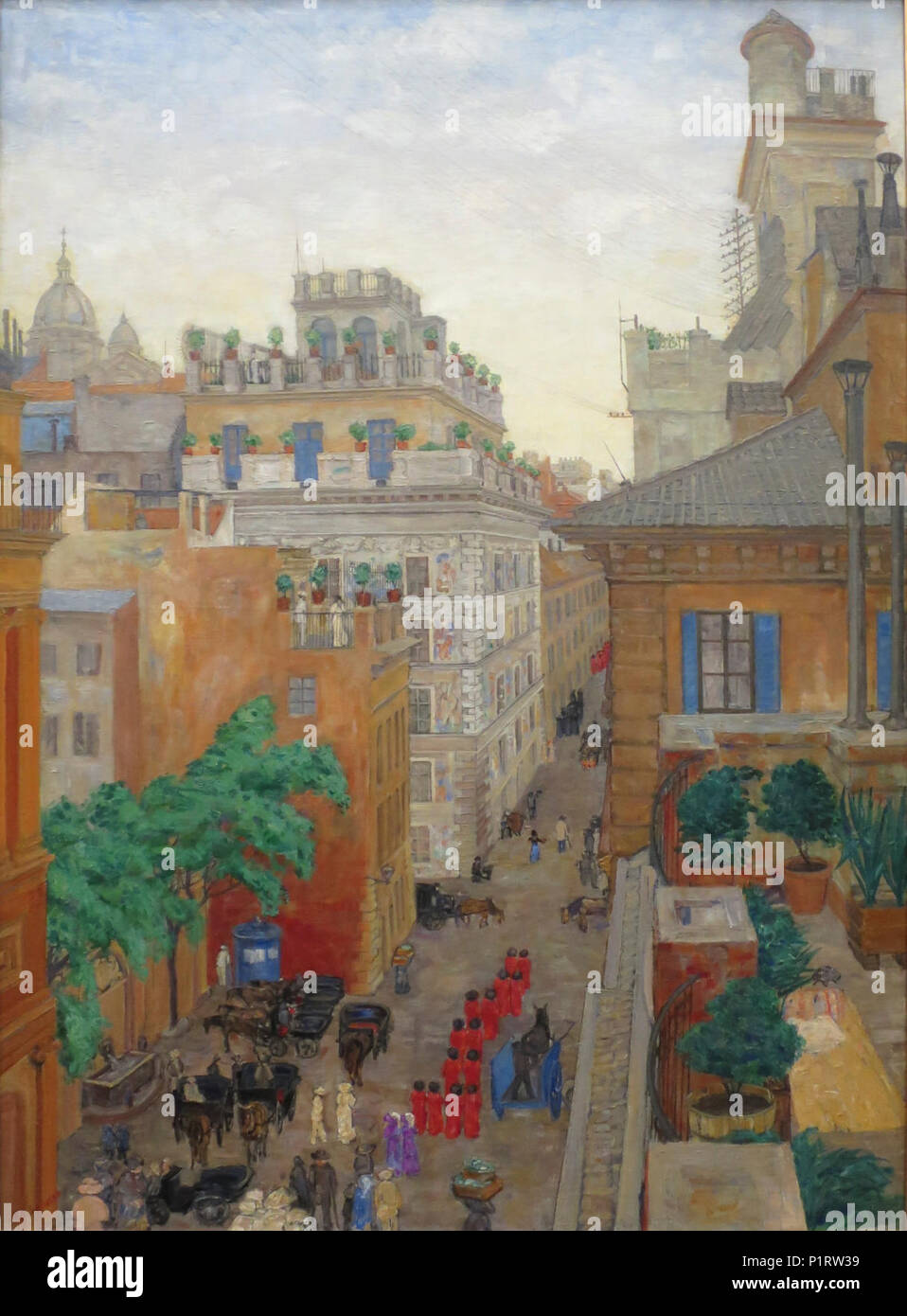 'Via Bocca di Leone, Roma' da Anders Svarstad, Bergen Kunstmuseum Foto Stock