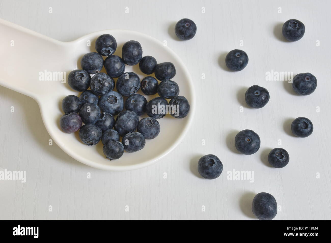 Frutta sul tavolo Foto Stock