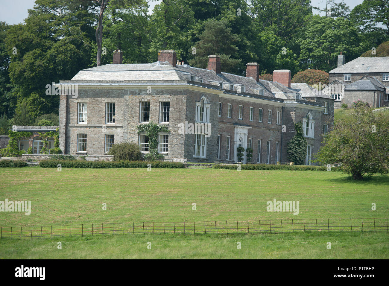 Casa Boconnoc, Cornwall Regno Unito Foto Stock