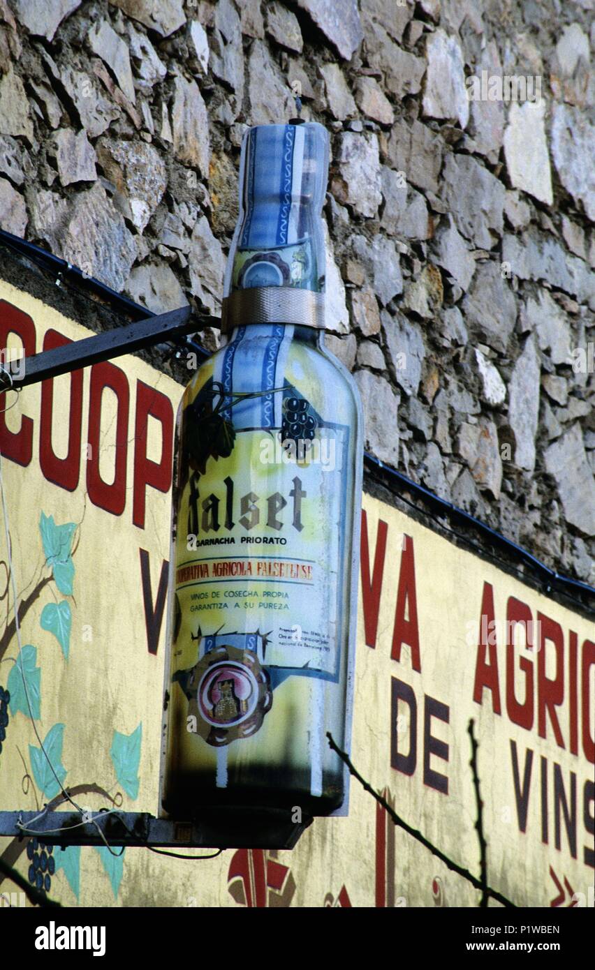 El Priorat: Falset (El Priorat); bodega / cantina. Foto Stock