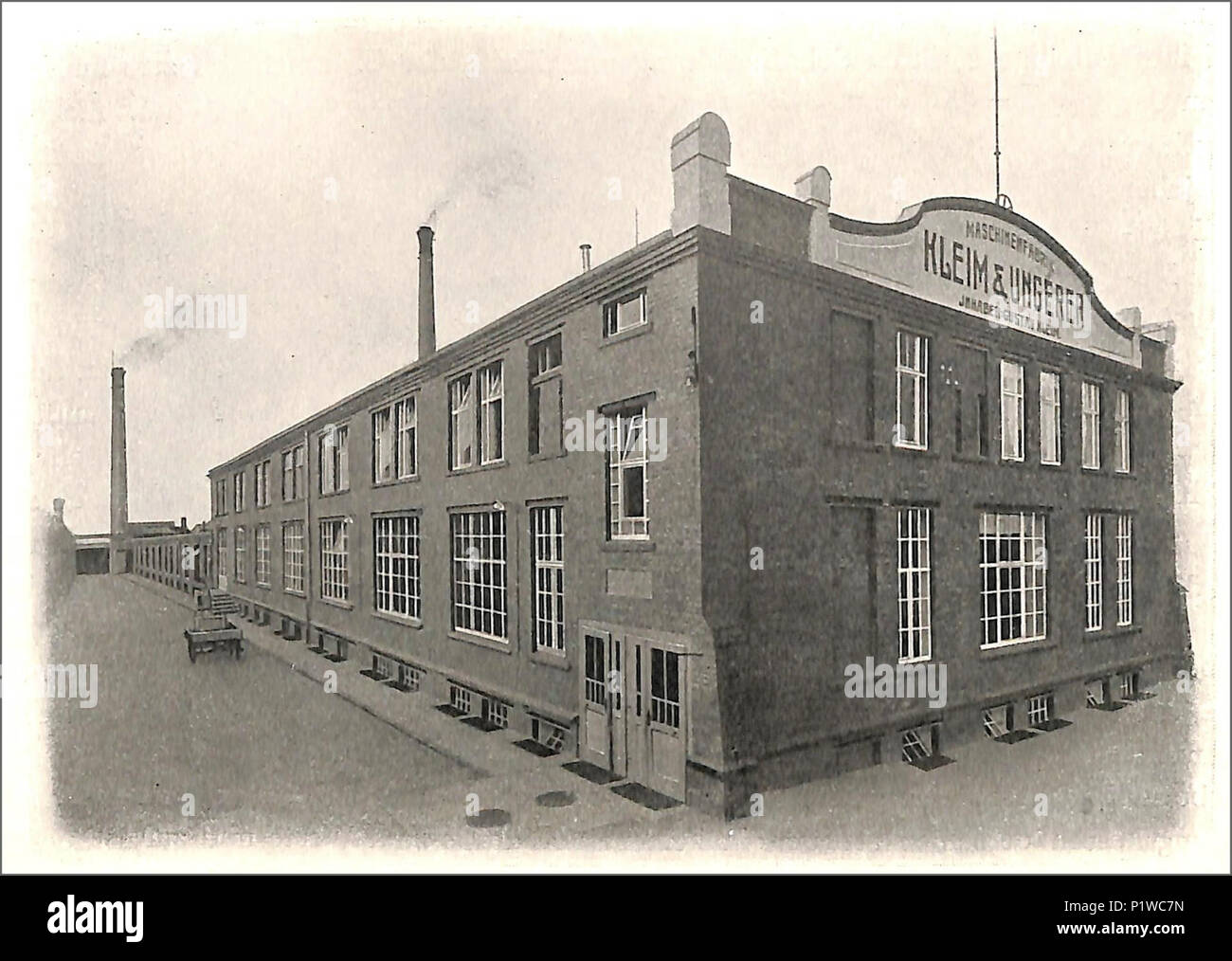 (1913) LEIPZIG-LEUTZSCH Maschinenfabrik Kleim & Ungerer. Foto Stock