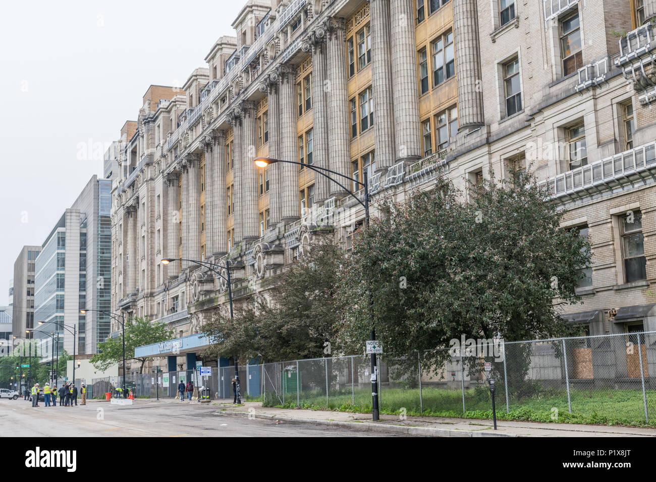Cook County Hospital durante la cerimonia rivoluzionaria la sua riqualificazione Foto Stock