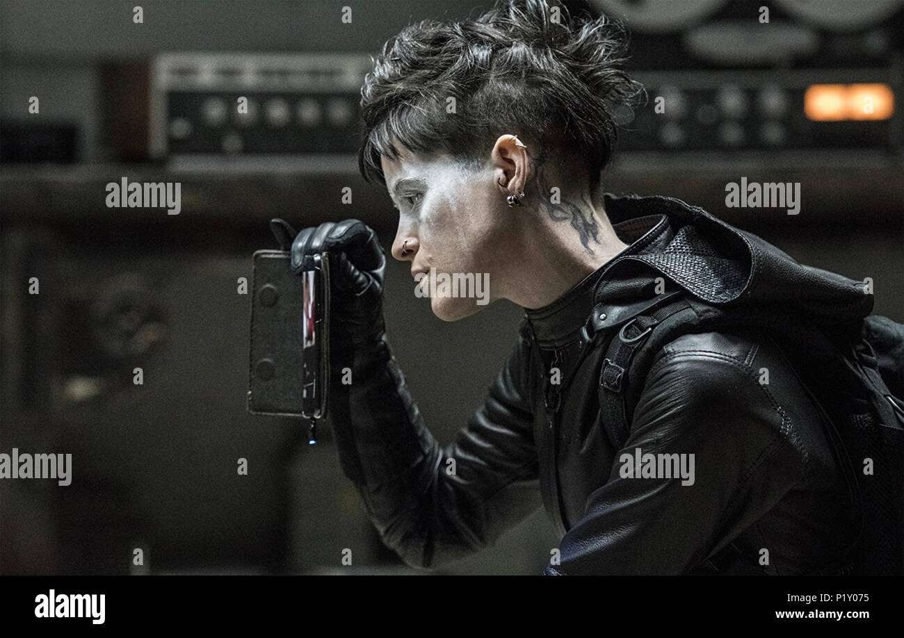 La ragazza nella tela di ragno 2018 MGM film con Claire Foy Foto Stock