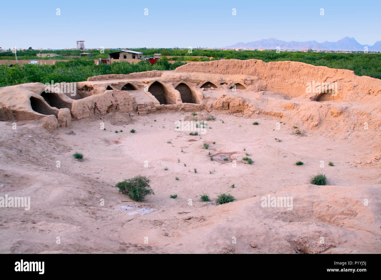 La Torkabad Dakhmeh(Torre di silenzio,tomba), Ardakan,Yazd provincia,l'Iran Foto Stock