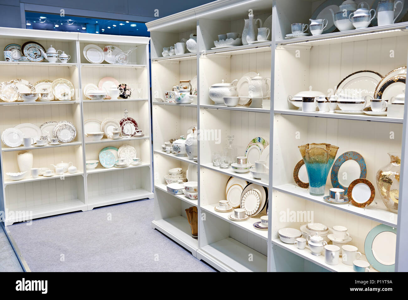 Negozio di ceramica home ware Foto Stock