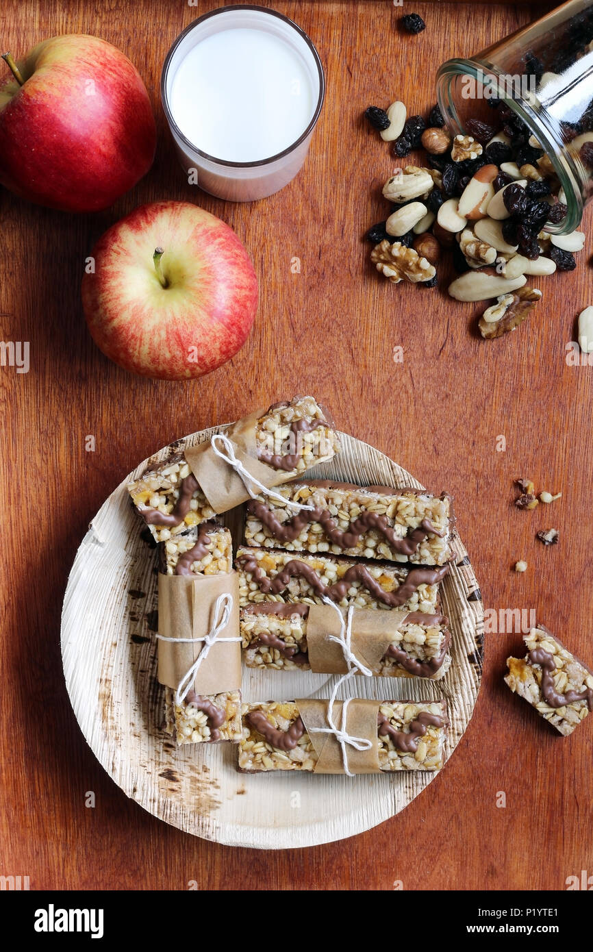 Grab N' Go Muesli bar Foto Stock