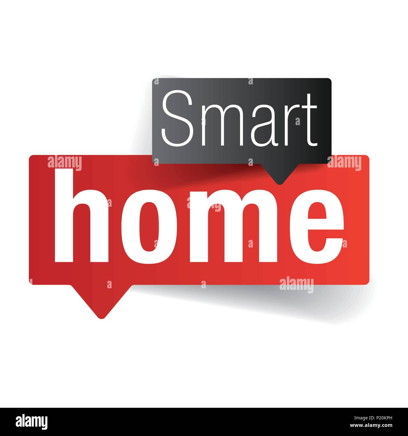 Smart home - internet delle cose Illustrazione Vettoriale