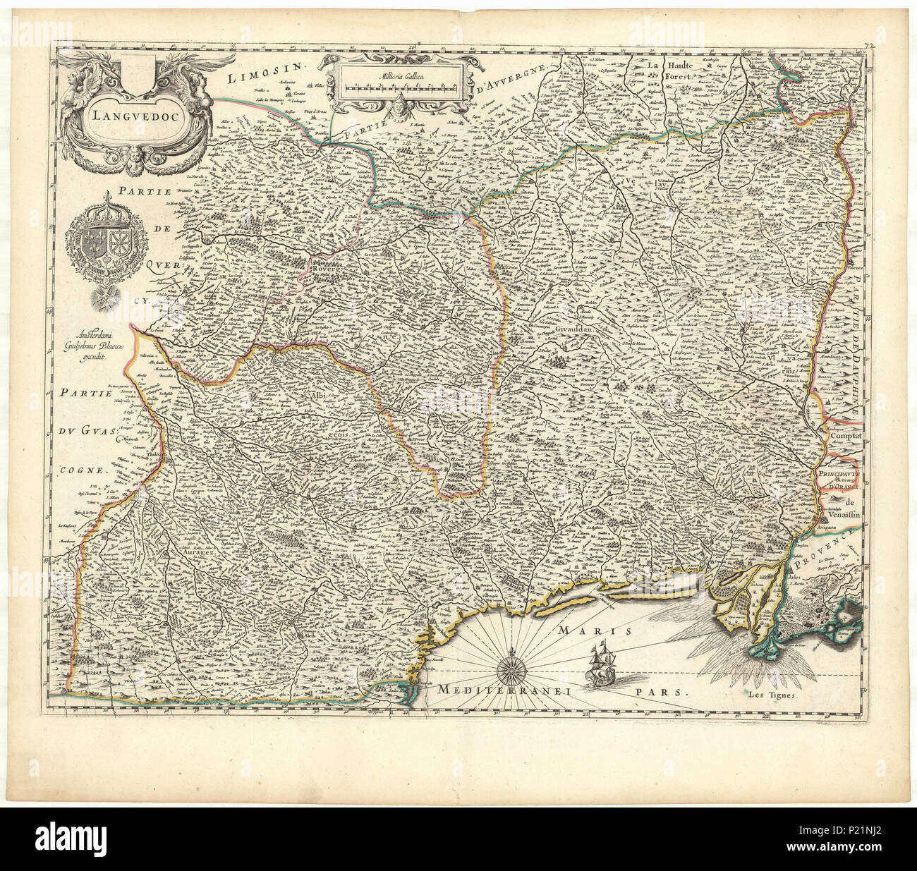 184 Mappa - Collezioni Speciali Università di Amsterdam - OTM- HB-KZL 32.18.61 Foto Stock