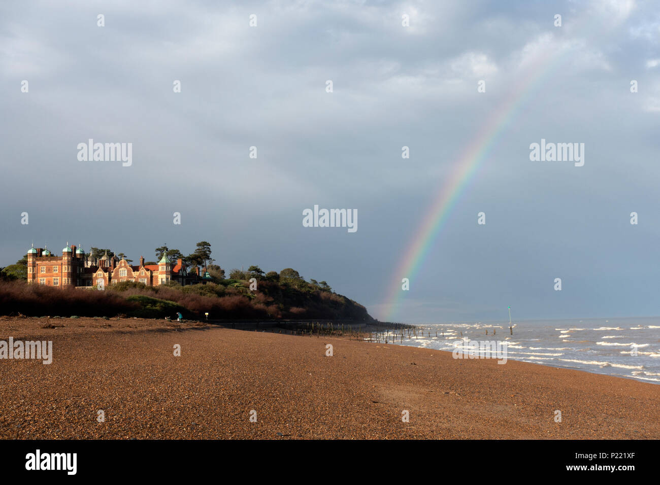 Bawdsey Manor, dove nel 1937 Robert Watson-Watt aiutano a sviluppare il radar che ha giocato un ruolo fondamentale nella vittoria per la RAF nella battaglia di Gran Bretagna nel 1940. Foto Stock
