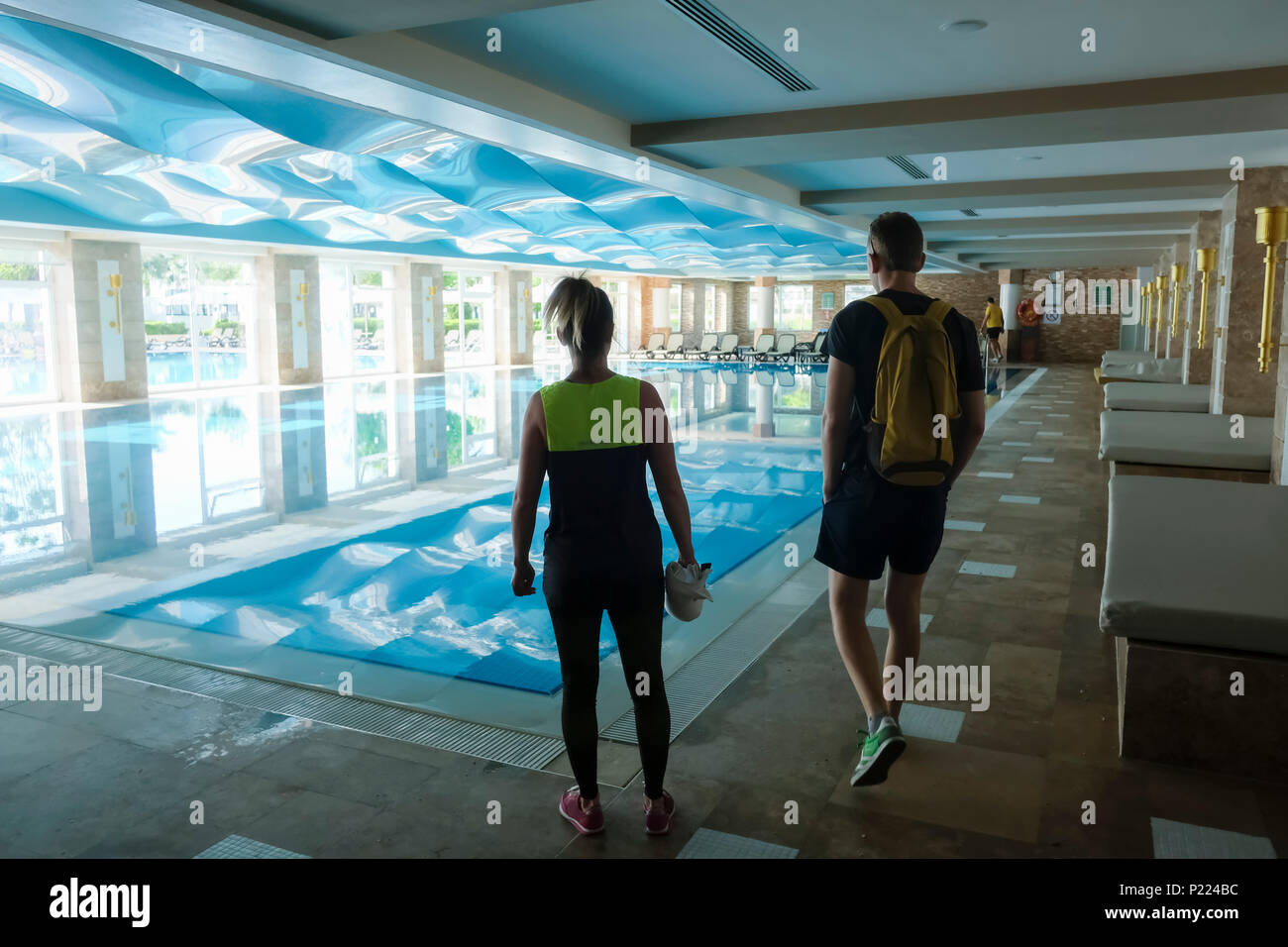 Il popolare resort Amara Dolce Vita Hotel di lusso Foto Stock