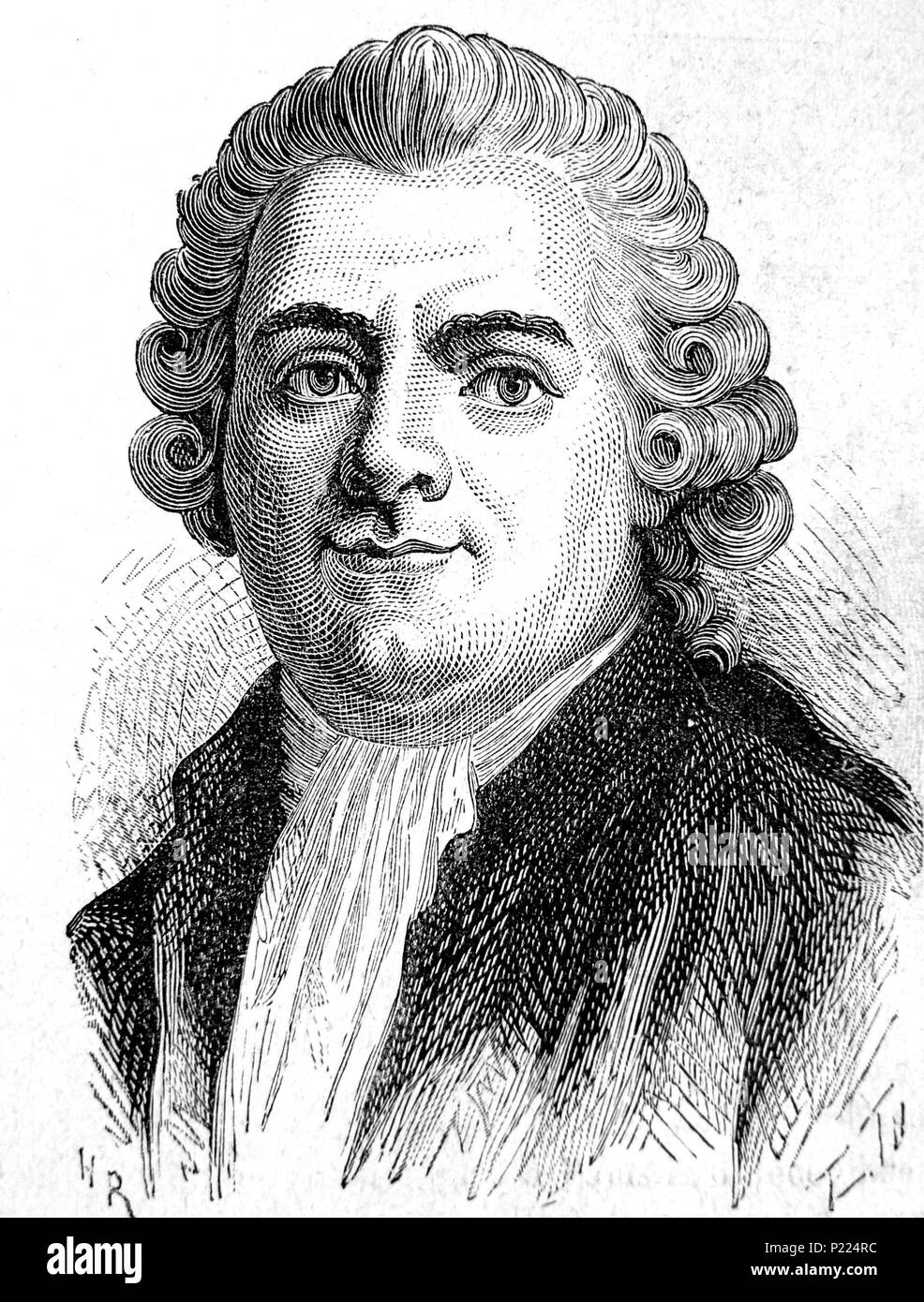 . Destinazione 8 AduC 031 bersaglio (1733-1806) Foto Stock