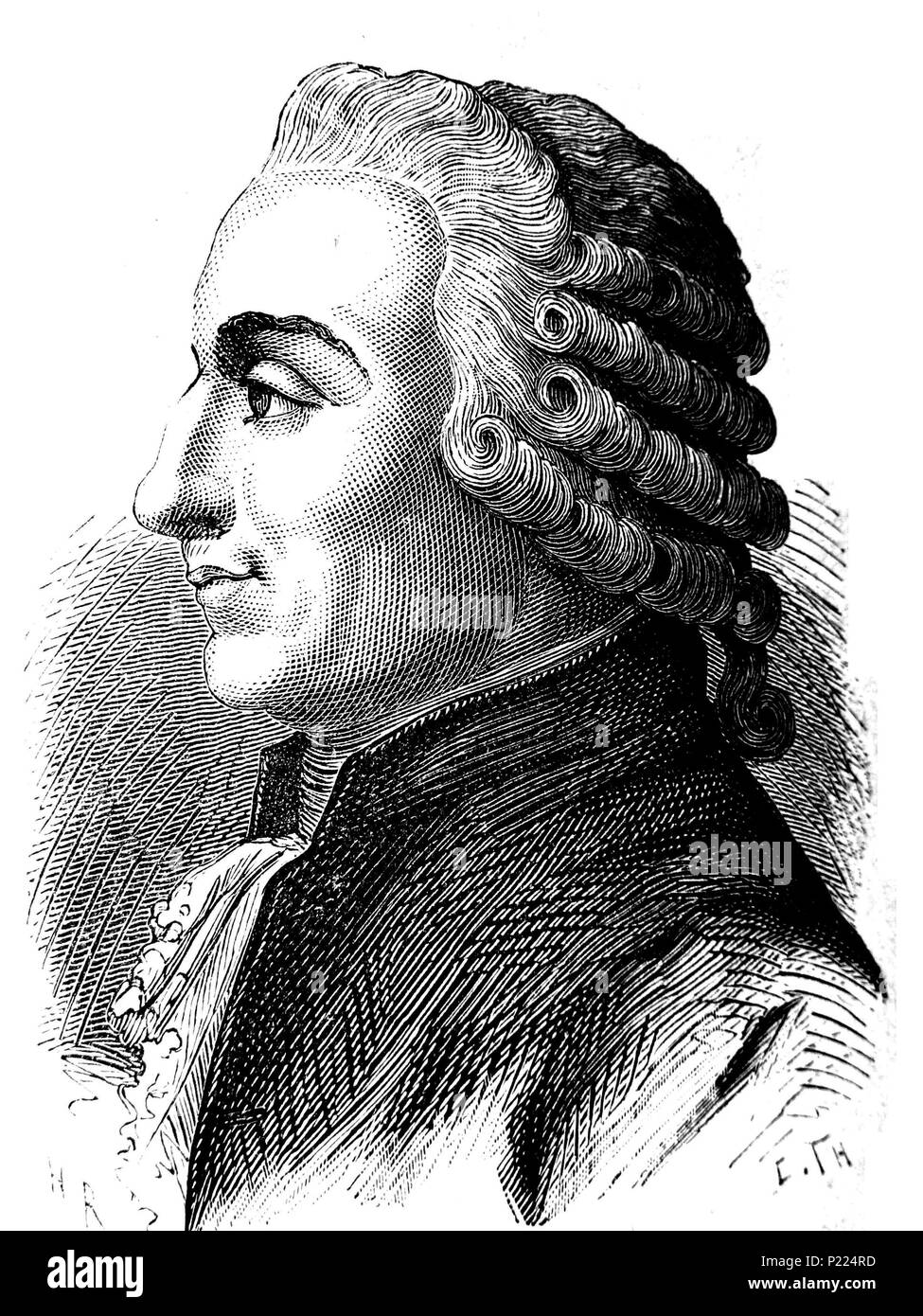 . Camus 8 AduC 032 Camus (A.G., 1740-1804) Foto Stock