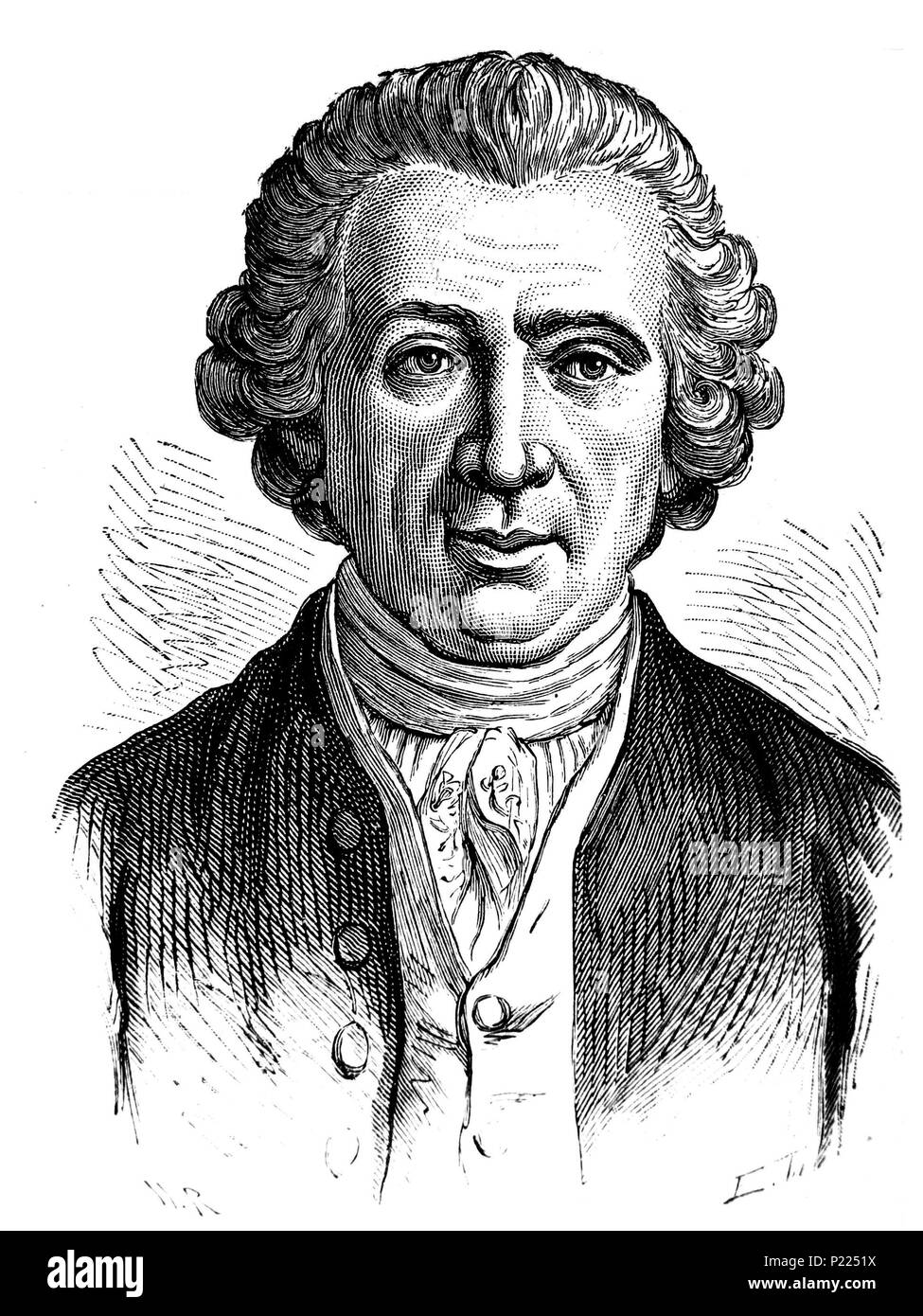 . Daubenton 9 AduC 180 Daubenton (L.I.M., 1716-1799) Foto Stock