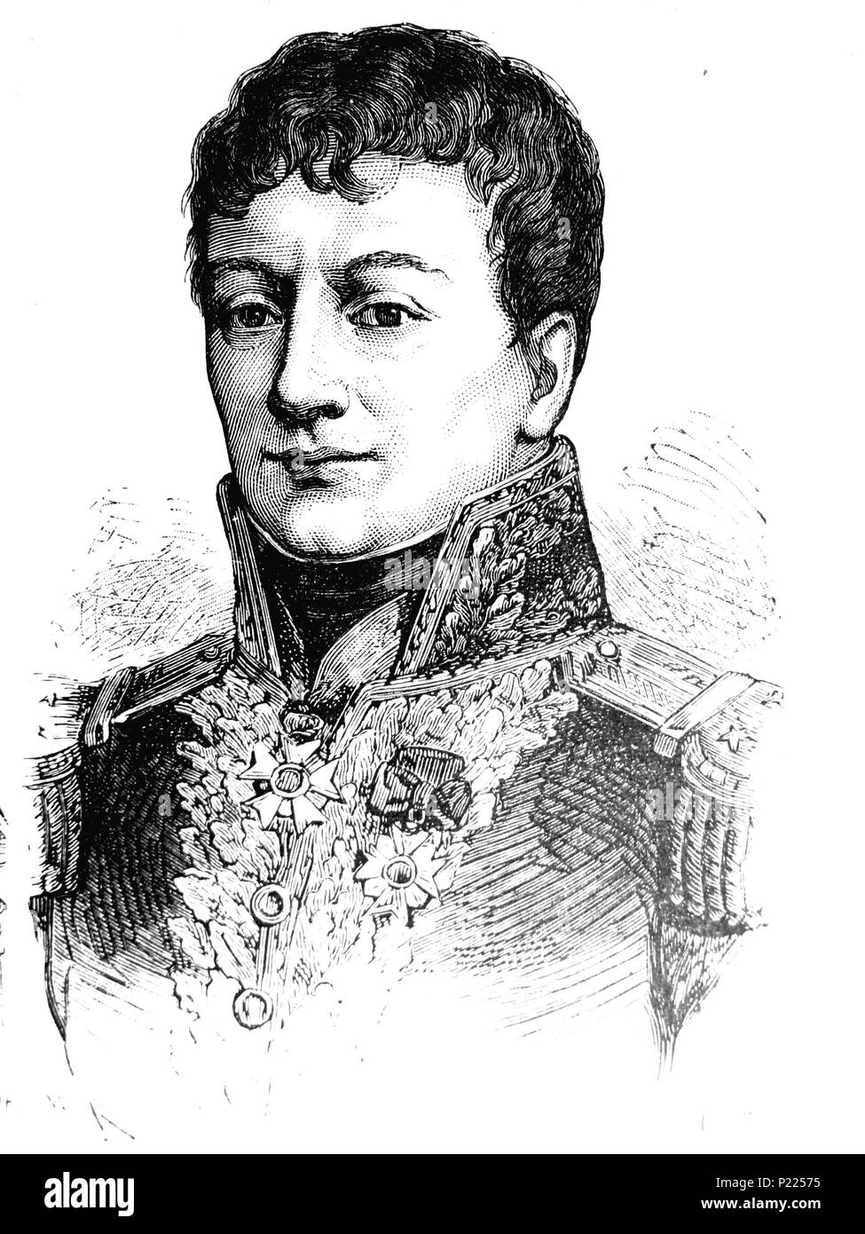 . Lacrosse 9 AduC 232 Lacrosse (R. de, 1761-1829) Foto Stock