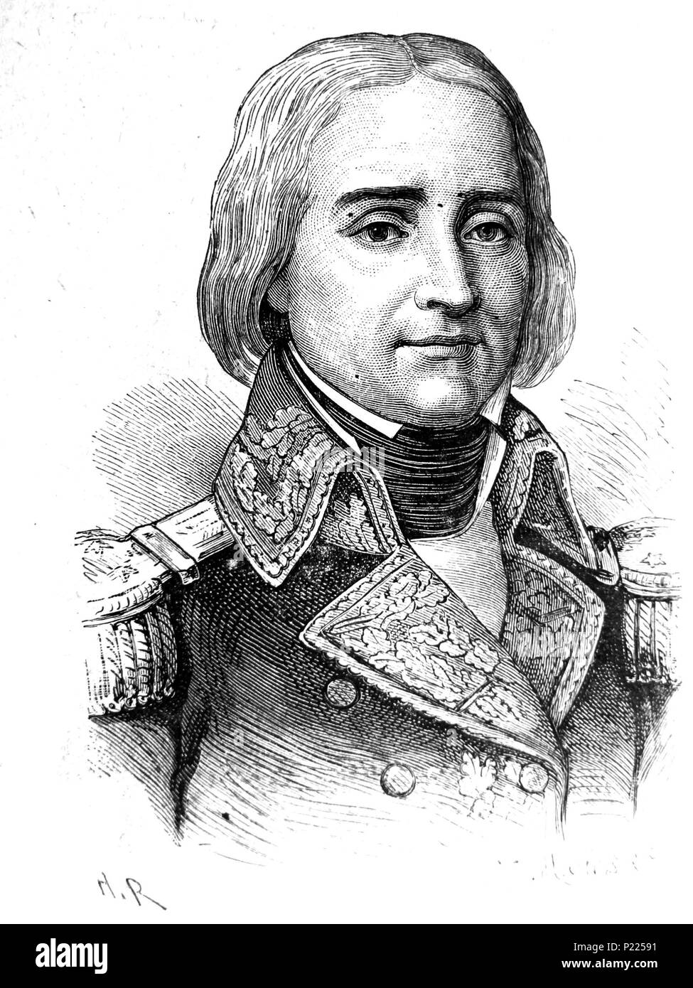 . Brueys d'Aigalliers 9 AduC 263 Brueys d'Aigalliers (F.P., comte, 1773-1798 Foto Stock