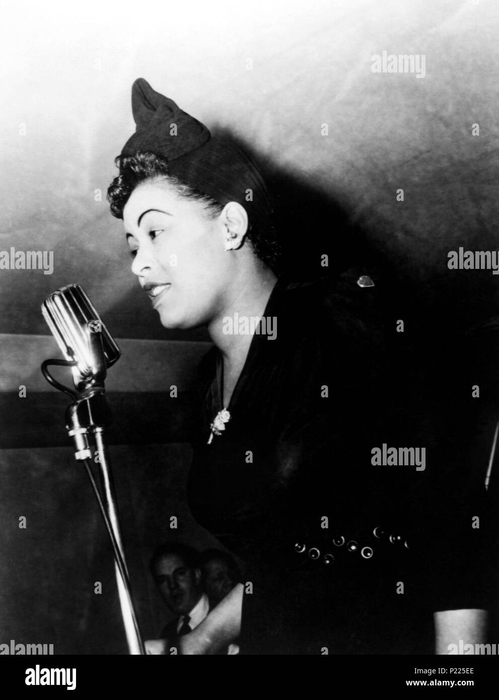 La cantante estadounidense de jazz Billie Holiday. Foto Stock