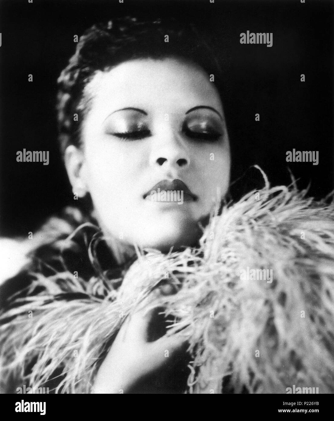 Posti studio ritratto di Billie Holiday, 1937. Foto Stock