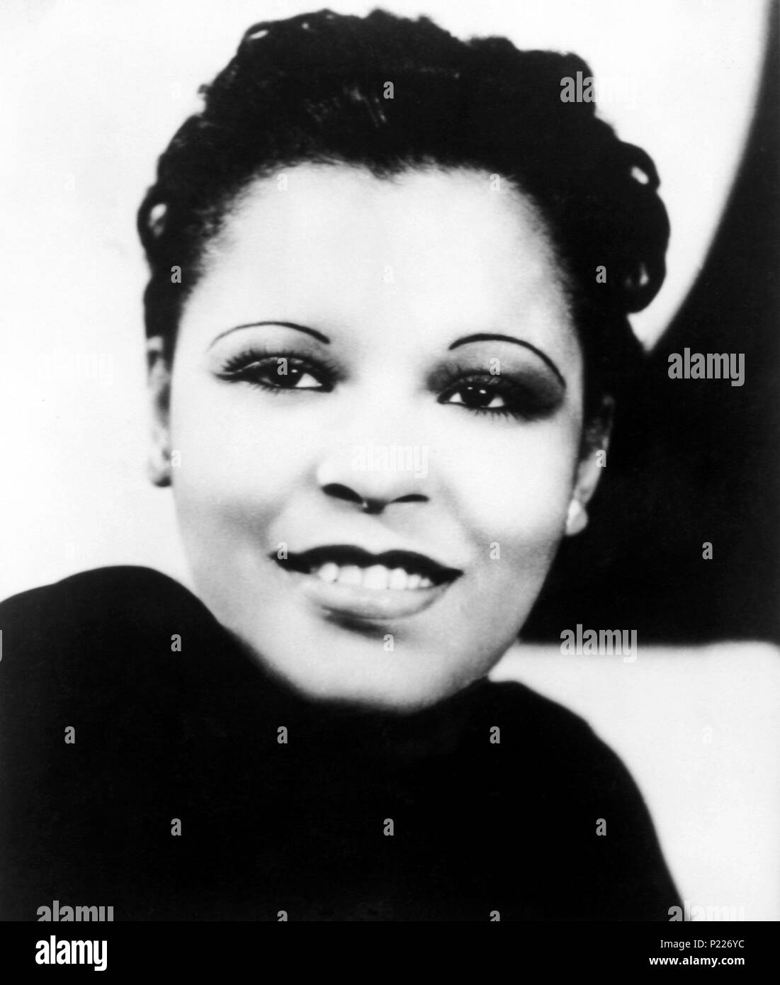Billie Holiday, cantante estadounidense de jazz en el año 1934 . Foto Stock