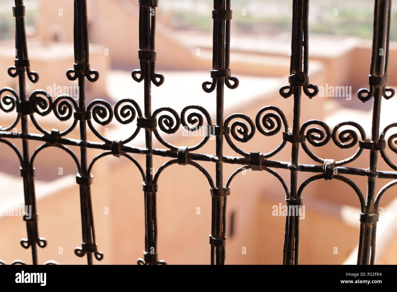 Il Marocco, Quarzazate, Taourirt Kasbah Foto Stock