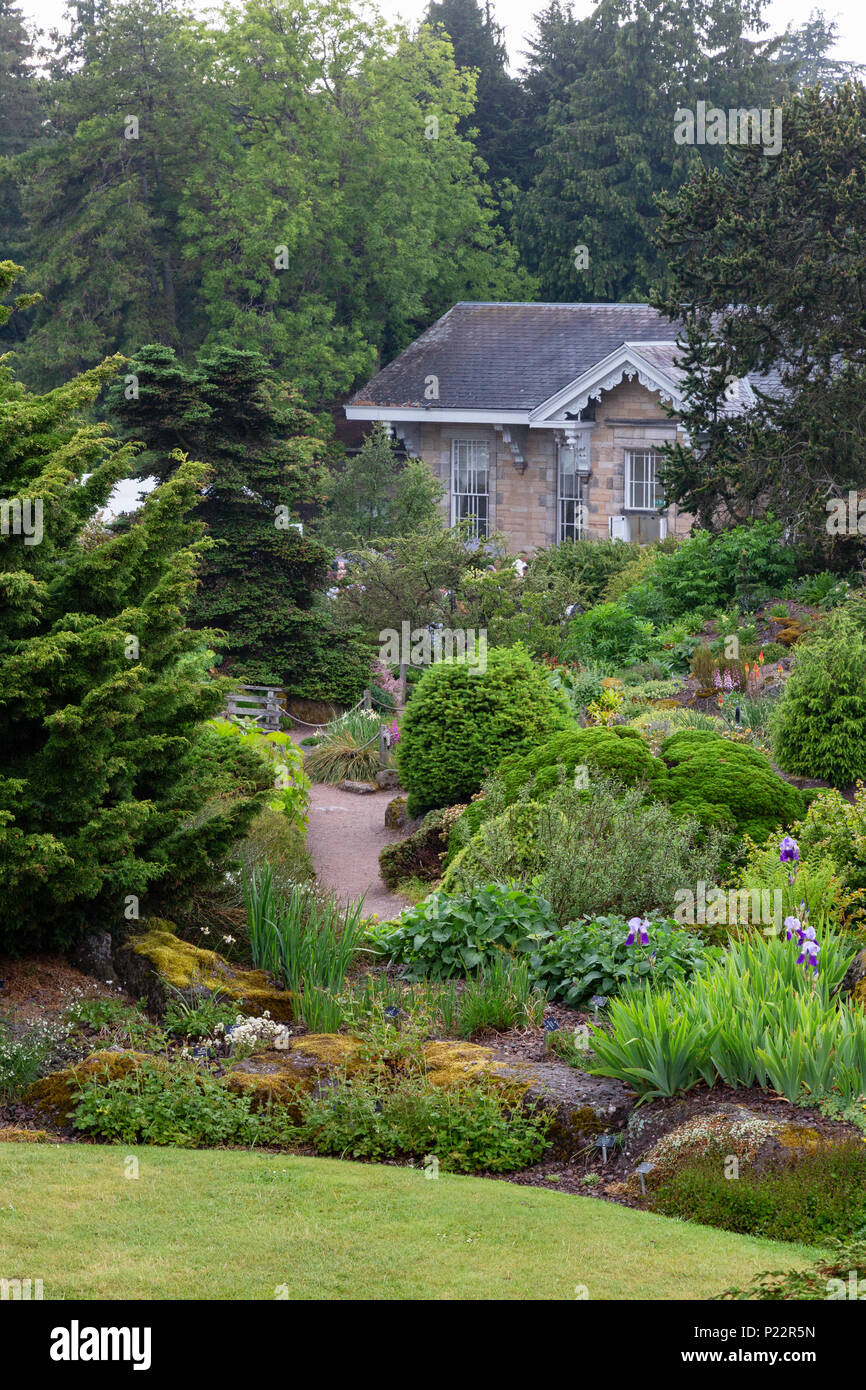 Edifici del Royal Botanic Garden, Edimburgo, Scozia UK Foto Stock