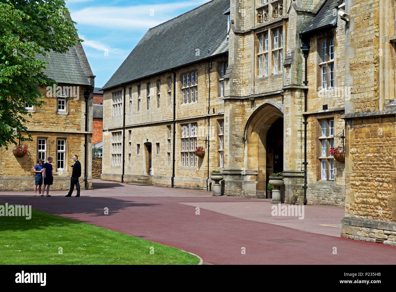 A Uppingham School, Rutland, England Regno Unito Foto Stock