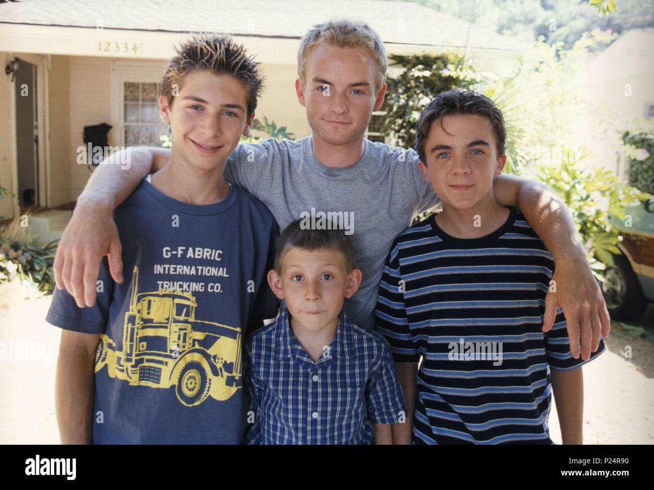 Descrizione: temporada 3. Pellicola originale titolo: MALCOLM NEL MEDIO-TV. Titolo inglese: Malcolm nel mezzo. Regista: KEN KWAPIS. Anno: 2000. Stelle: Frankie Muniz; CHRISTOPHER MASTERSON; JUSTIN BERFIELD; ERIK PER SULLIVAN. Credito: FOX / Album Foto Stock