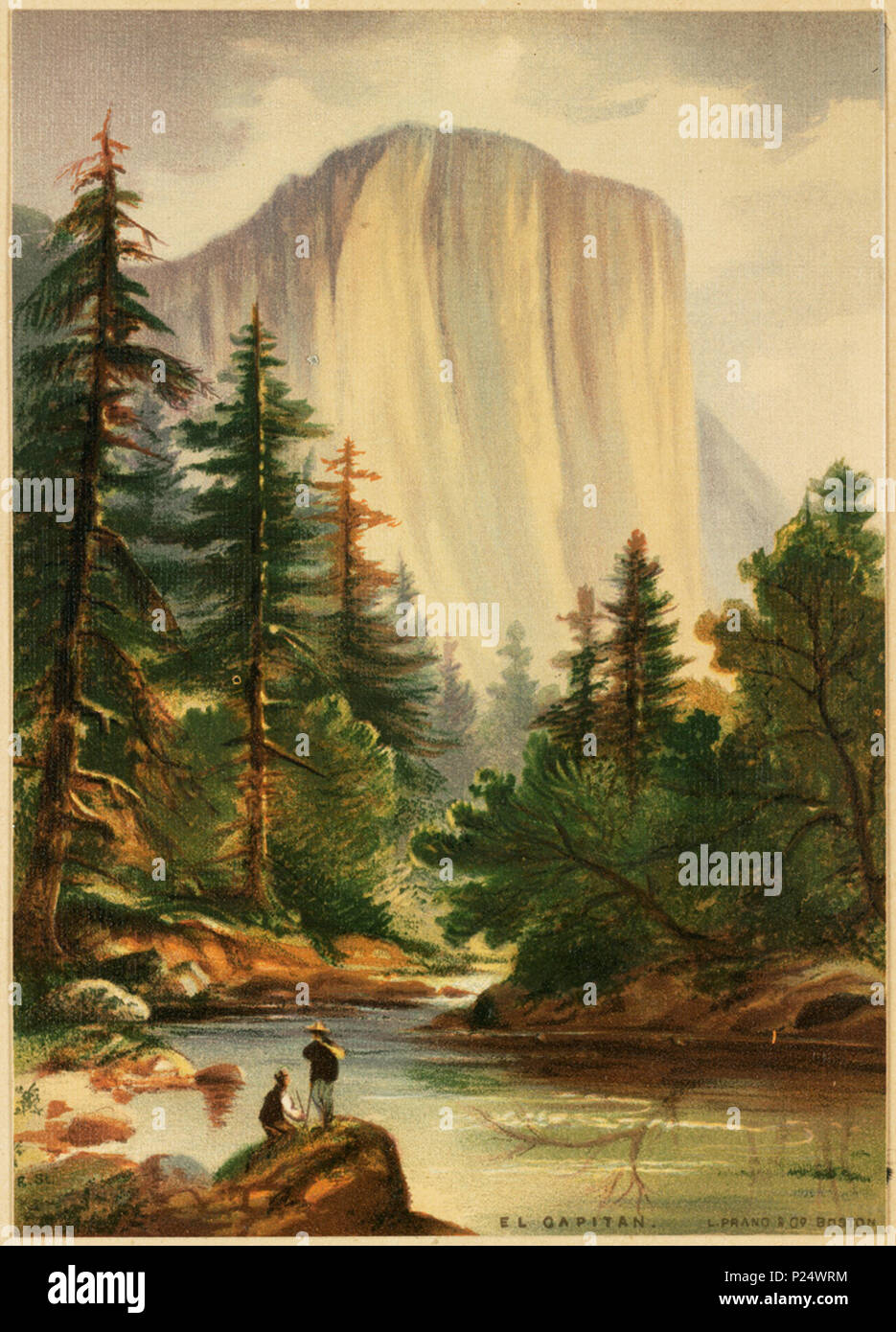 . Inglese: nome file: 07 11 000019 Titolo: El Capitan, n. 2 Creator/collaboratore: Wilkie, Robert D., 1828-1903 (artista); L. Prang & Co. (Editore) Data di pubblicazione: 1861-1897 (approssimativo) descrizione fisica nota: Genere: Chromolithographs; Landscape stampa Location: Boston Public Library, reparto di stampa diritti: No restrizioni note Flickr dati su 2011-08-08: Fotocamera: Sinar AG Sinarback 54 FW, Sinar m Licenza: CC BY 2.0 Utente: Boston Public Library BPL . 1861-1897 (approssimativo) caricamento su Flickr data: 2008-07-23 13:27:39 . Wilkie, Robert D., 1828-1903 (artista); L. Prang & Co. (Editore) 115 El Foto Stock