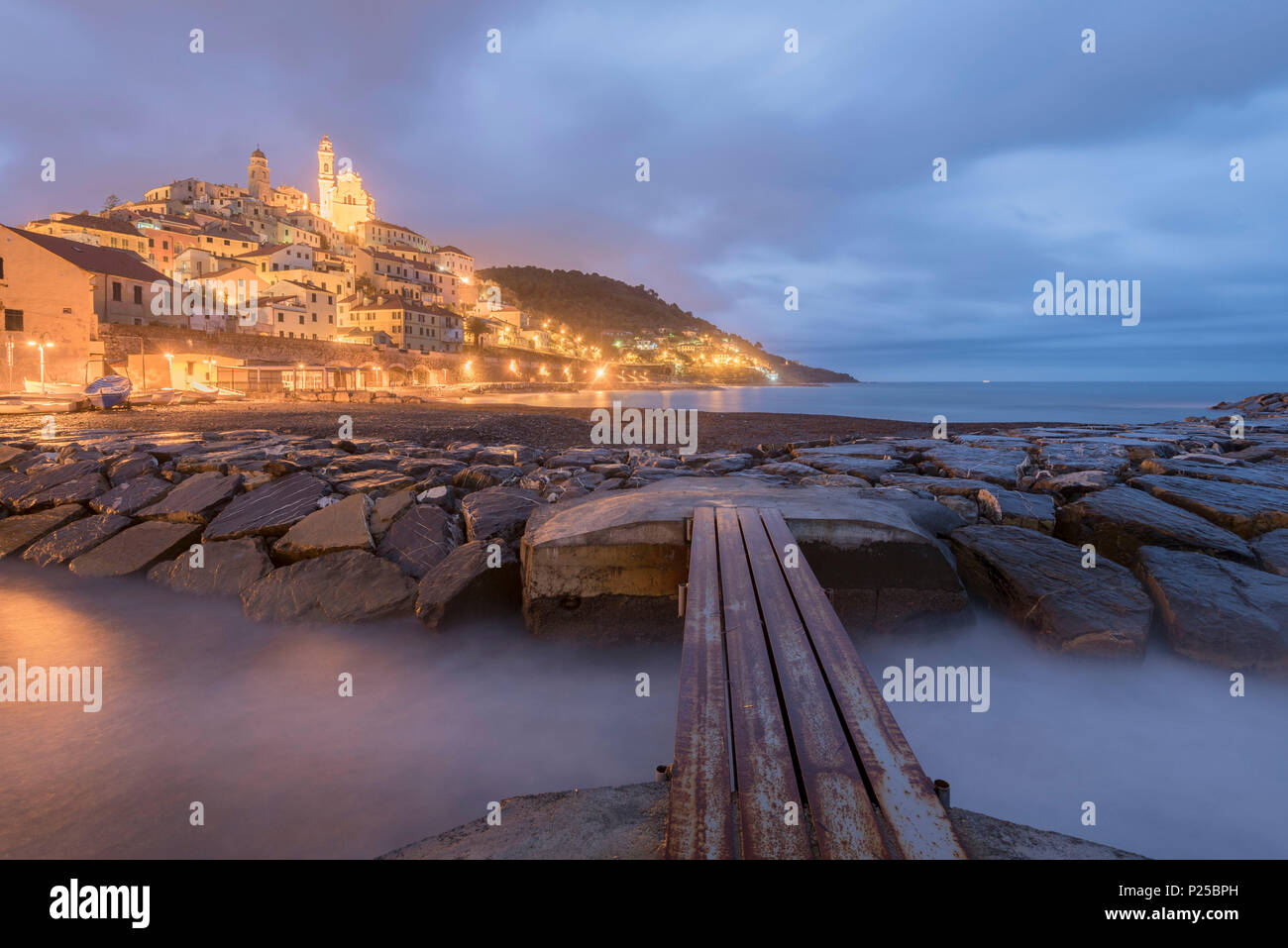 Cervo, Provincia di Imperia Liguria, Italia, Europa Foto Stock