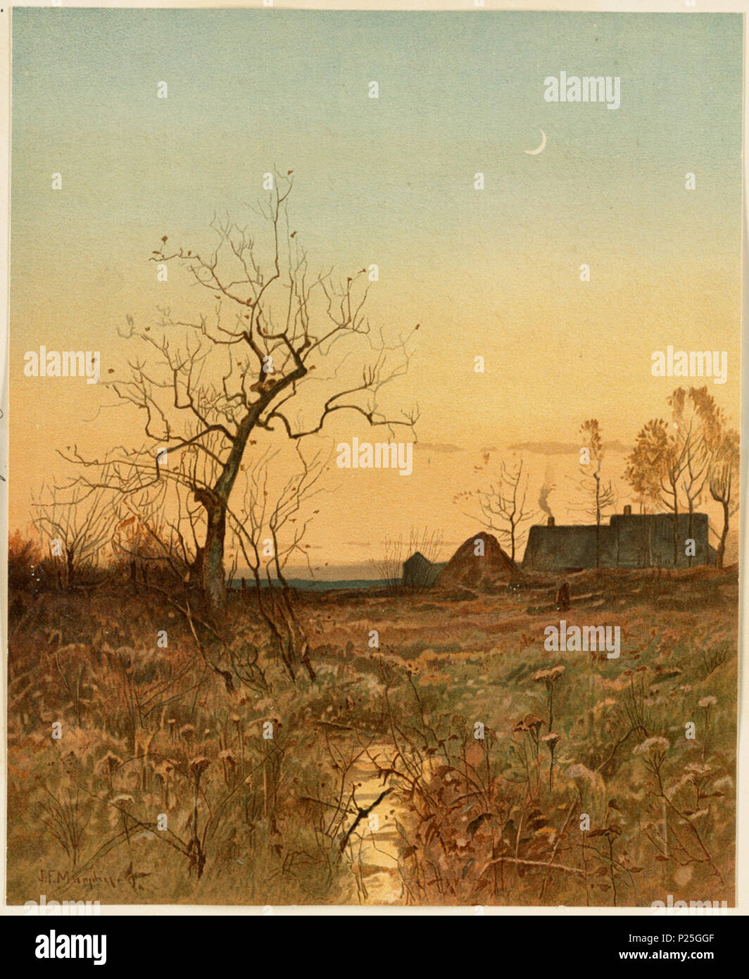 . Inglese: nome file: 07 11 000216 Titolo: Novembre creatore/collaboratore: Murphy, Giovanni Francesco, 1853-1921 (artista); L. Prang & Co. (Editore) Data di pubblicazione: 1861-1897 (approssimativo) descrizione fisica nota: Genere: Chromolithographs; Landscape stampa Location: Boston Public Library, reparto di stampa diritti: No restrizioni note Flickr dati su 2011-08-07: Fotocamera: Sinar AG Sinarback 54 FW, Sinar m Licenza: CC BY 2.0 Utente: Boston Public Library BPL . 1861-1897 (approssimativo) caricamento su Flickr data: 2008-07-23 13:44:29 . Murphy, Giovanni Francesco, 1853-1921 (artista); L. Prang & Co. (Editore) 209 Novemb Foto Stock