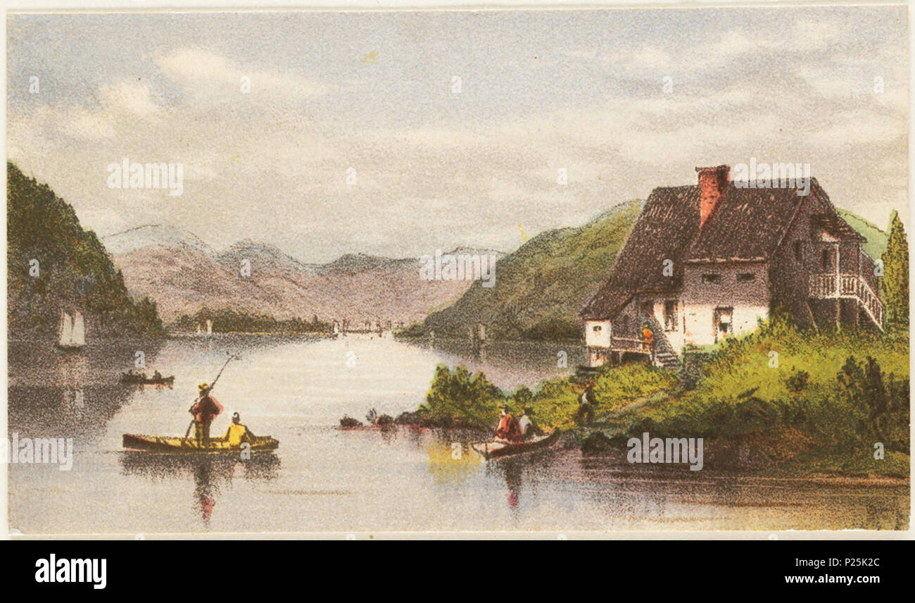 . Inglese: nome file: 07 11 000309 Titolo: Fiume Hudson creatore/collaboratore: Eglau, 1824 o 5-1896 (artista); L. Prang & Co. (Editore) Data di pubblicazione: 1861-1897 (approssimativo) descrizione fisica nota: Genere: Chromolithographs; genere consente di stampare le note: Titolo fornito da cataloger. Posizione: Boston Public Library, reparto di stampa diritti: No restrizioni note Flickr dati su 2011-08-07: Fotocamera: Sinar AG Sinarback 54 FW, Sinar m Licenza: CC BY 2.0 Utente: Boston Public Library BPL . 1861-1897 (approssimativo) caricamento su Flickr data: 2008-07-23 13:52:51 . Eglau, 1824 o 5-1896 (artista); L. Prang & Co. (Publi Foto Stock
