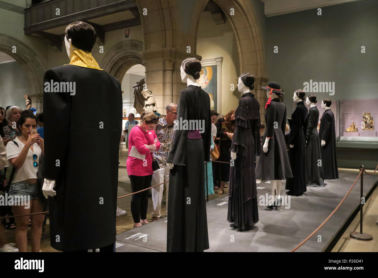 "Corpi celesti' Fashion Institute mostra al Metropolitan Museum of Art di New York, Stati Uniti d'America Foto Stock