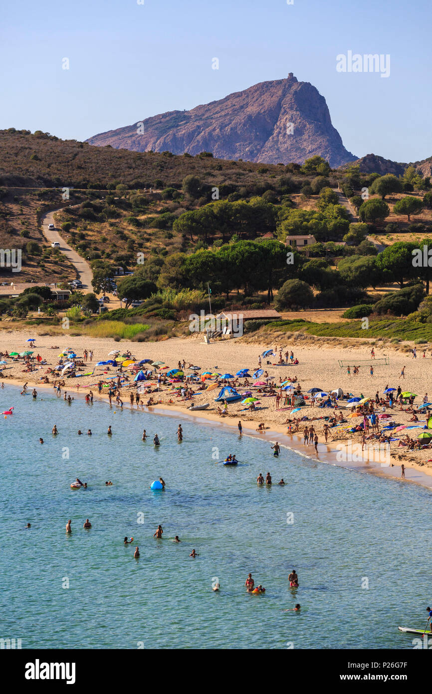 Spiaggia di Arone (plage d'arone), Piana, Corsica, Francia Foto Stock