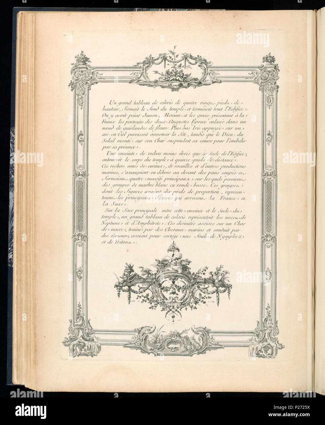 . Inglese: legato Stampa (Francia) . Inglese: pagina di testo con bordo elaborate decorazioni, stampato sul recto e verso. I numeri di accessione per pagine con testo erano assegnati a lungo dopo che le pagine con le immagini incise era stata stabilita. La sequenza per le successive pagine di testo sono come segue: pagine di testo 1921-6-207-31/35, dopo incisione 1921-6-207-2 pagine di testo 1921-6-207-36/38, dopo incisione 1921-6-207-3 pagine di testo 1921-6-207-39, dopo incisione 1921-6-207-22 pagine di testo 1921-6-207-40/45, dopo incisione 1921-6-207-23 . prima del 1921 (acquisita data) 42 vincolato stampare (Francia) (CH) 18736199 Foto Stock