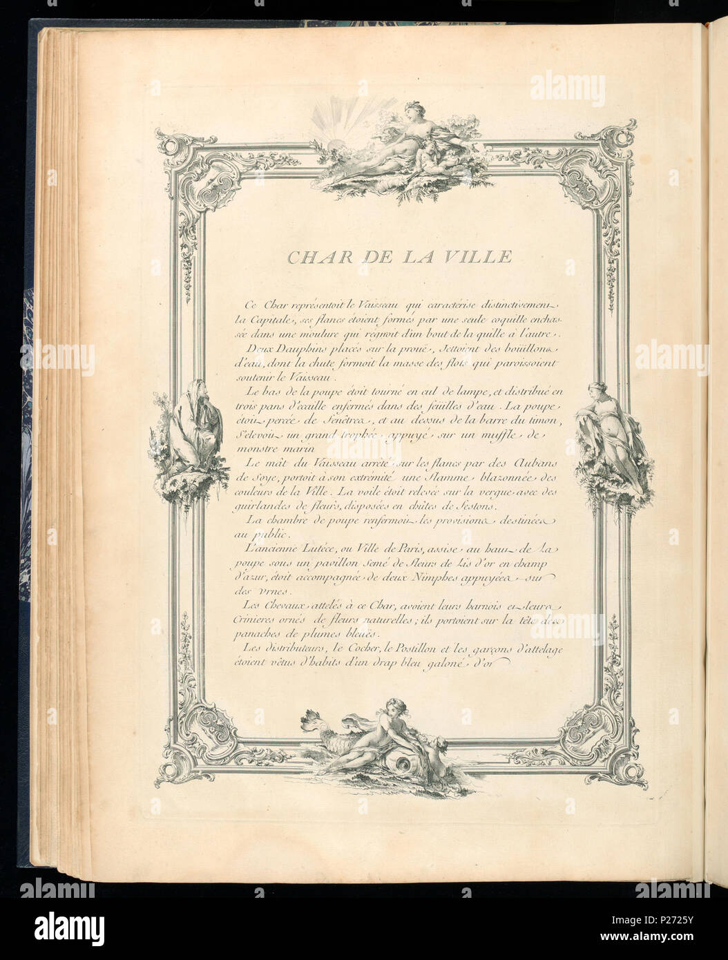 . Inglese: legato Stampa (Francia) . Inglese: pagina di testo con bordo elaborate decorazioni, stampato sul recto e verso. I numeri di accessione per pagine con testo erano assegnati a lungo dopo che le pagine con le immagini incise era stata stabilita. La sequenza per le successive pagine di testo sono come segue: pagine di testo 1921-6-207-31/35, dopo incisione 1921-6-207-2 pagine di testo 1921-6-207-36/38, dopo incisione 1921-6-207-3 pagine di testo 1921-6-207-39, dopo incisione 1921-6-207-22 pagine di testo 1921-6-207-40/45, dopo incisione 1921-6-207-23 . prima del 1921 (acquisita data) 42 vincolato stampare (Francia) (CH) 18736197 Foto Stock